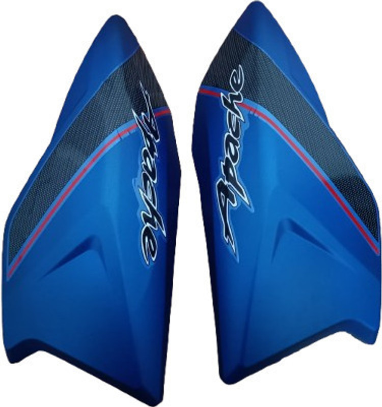 Mudsor APACHE TANK COVER (TPFC) BLUE Bike Radiator Guard(TVS)
