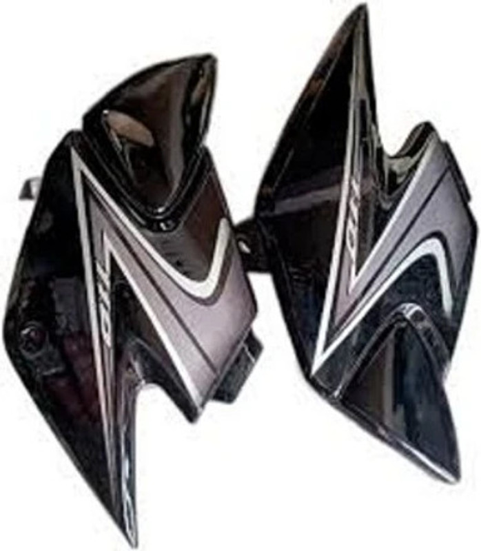 TAWAE ENTREPRISE Side Panel For Dream Yuga (Black/Grey) Bike Crash Guard(Honda)