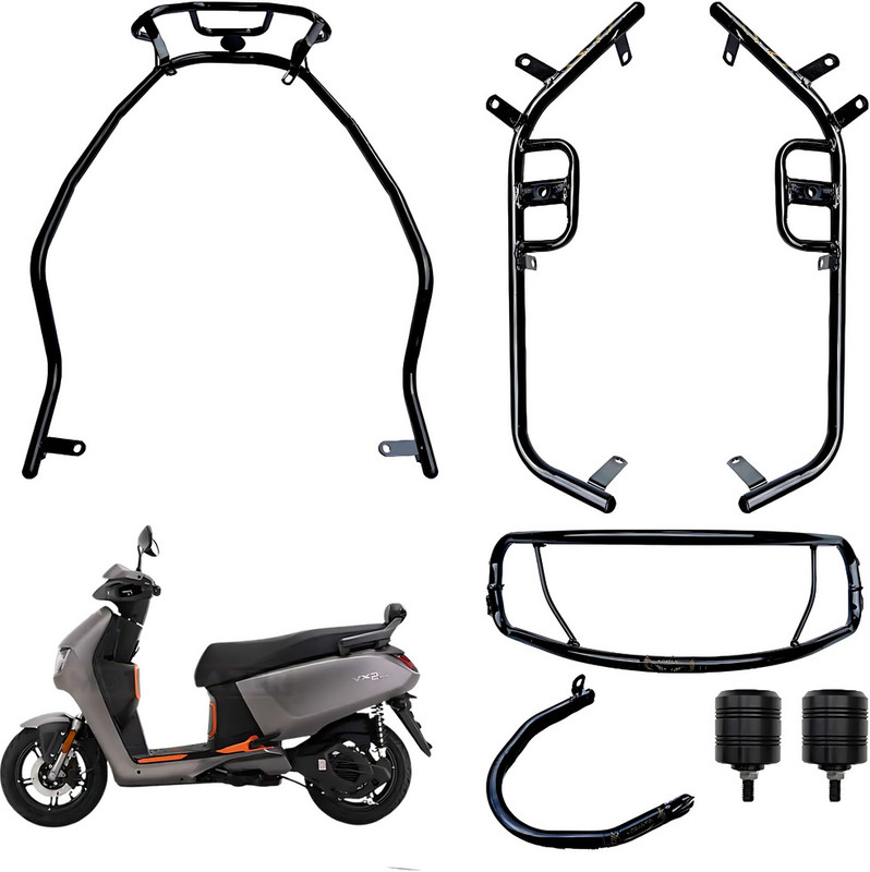 AutoTech VIDA VX2 Crash Guard Heavy Duty Crash Guard with Sliders(Hero)