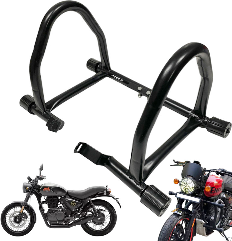 Dhe Best Bike Safety Leg Guard Crash Guard Engine Heavy Duty 4 Slider for RE Hunter 350(Royal Enfield)