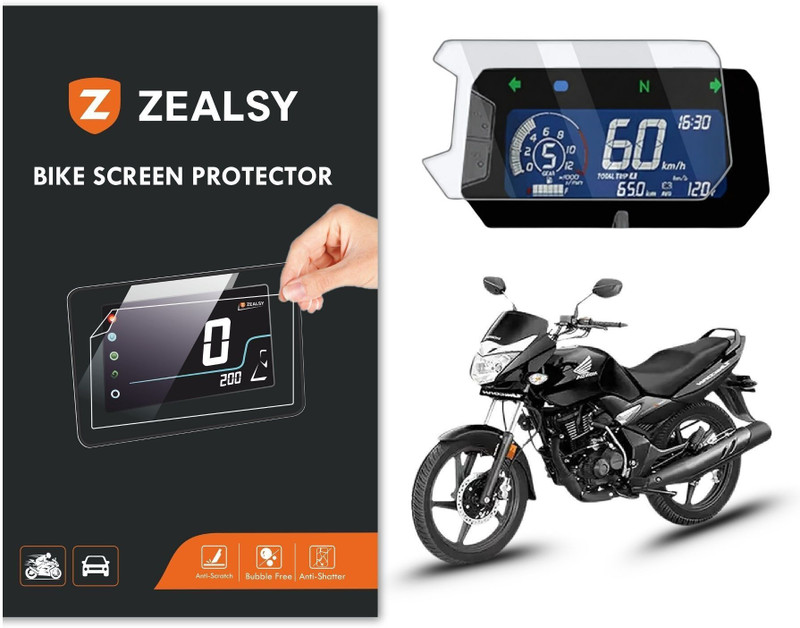Zealsy Screen Guard Protector For SP160 Bike Display Screen Guard(Honda)