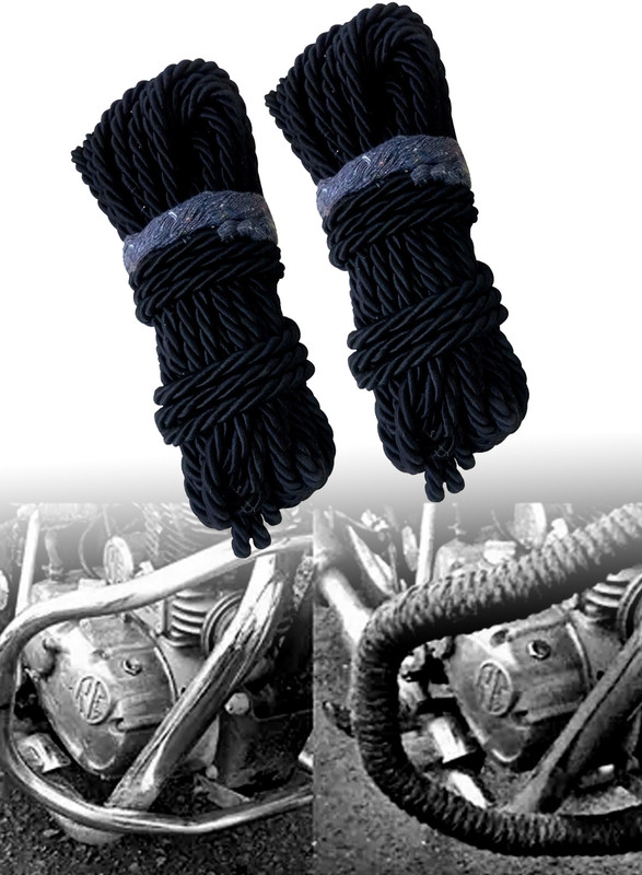 Pious Bullet Nylon Leg Guard Rope _BLK51 Bike Crash Guard Rope(Yamaha, TVS, Suzuki, Royal Enfield, KTM, Bajaj, Hero, Universal For Bike)