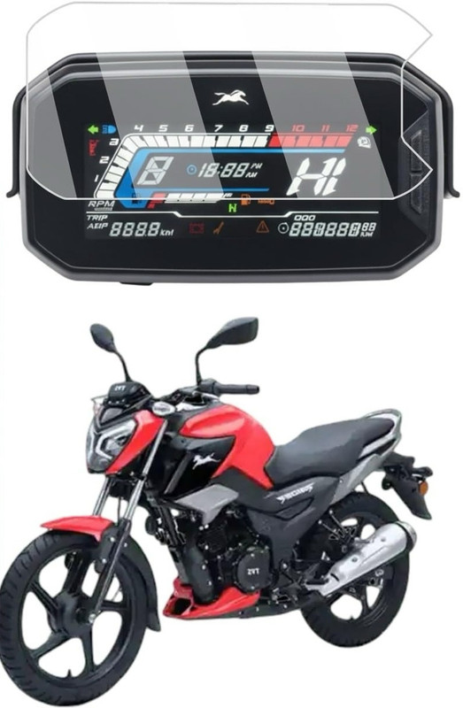 DefendX RAIDER125_E2E_SG Bike Display Screen Guard(TVS)