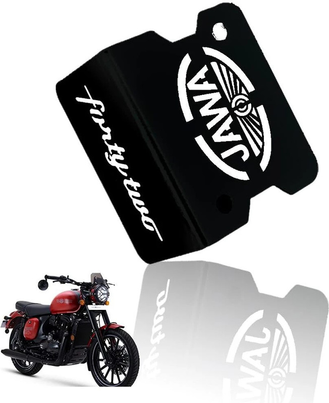 Moto Genius Front Disc Brake Fluid Reservoir Oil Cap for JAWA 42 Bike Crash Guard(JAWA)