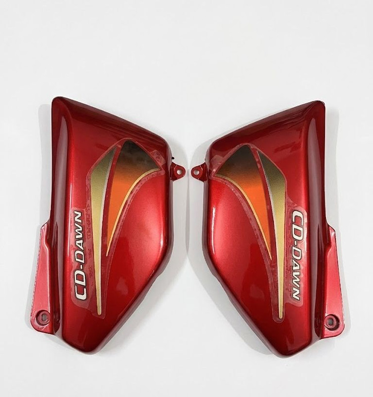 KTC Premium CD Dawn Red Side pannel Bike Crash Guard(Hero)