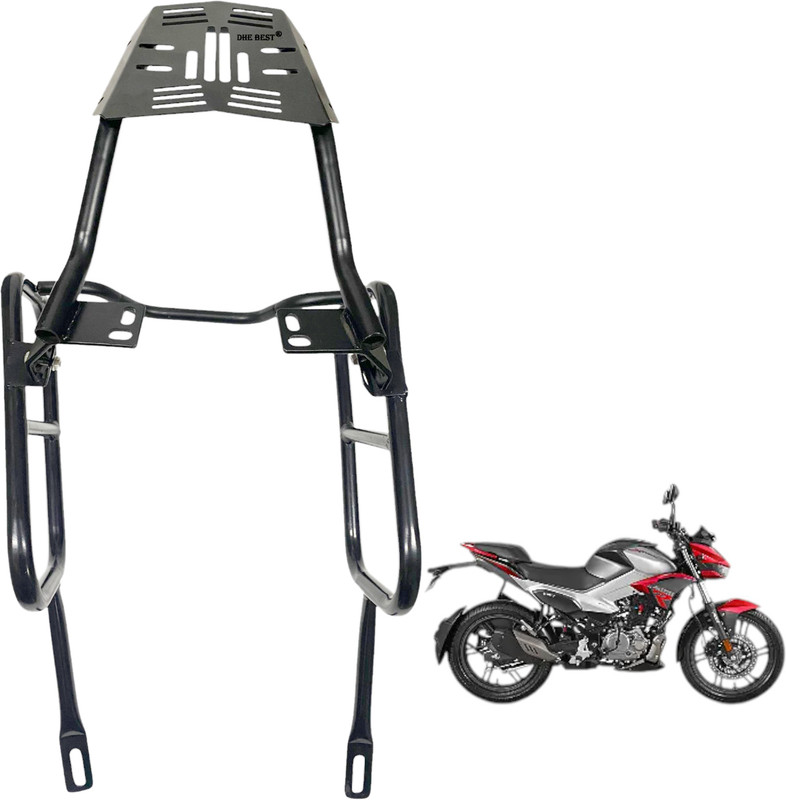 Dhe Best Bike Heavy Duty Metal Side Saddle Stay / Luggage Carrier For Hero Xtreme 125R Bike Crash Guard