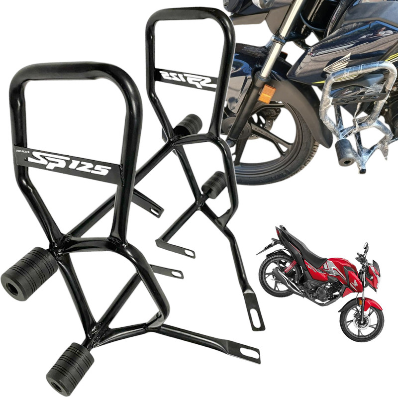 Dhe Best Bike New design metal Crash Guard Support Slider for Honda Shine 125 SP BS6