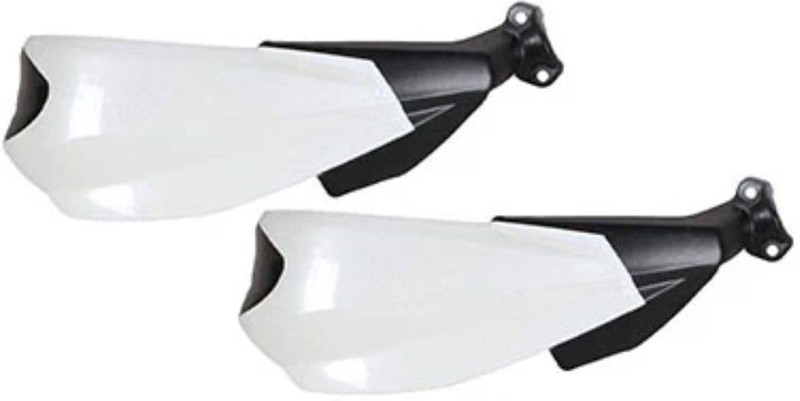 TA BIKE HAND GAURD White And Black Handlebar Hand Guard(Universal For Bike, Triumph, Kawasaki, Yamaha, KTM, Ducati)