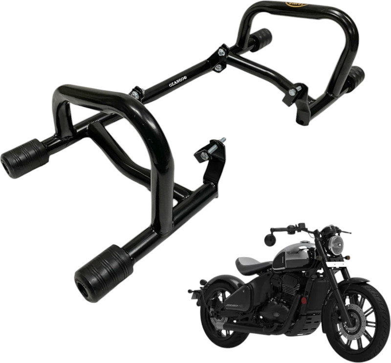 OZANGO Bike Accessories Crash Guard Leg Guard Support Frame Slider for Jawa 42 Bobber(JAWA)