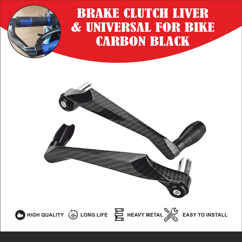 Huims HEAVY METAL Clutch Levers Protector Guard Compatible with All Bikes Bike Crash Guard(Bajaj, BMW Motorrad, KTM, JAWA, KTM, Kawasaki, Suzuki, Yamaha, Universal For Bike)