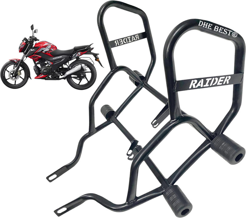 Dhe Best Crash Guard with Integrated Leg Shield Heavy Duty Build Raider 125(TVS)