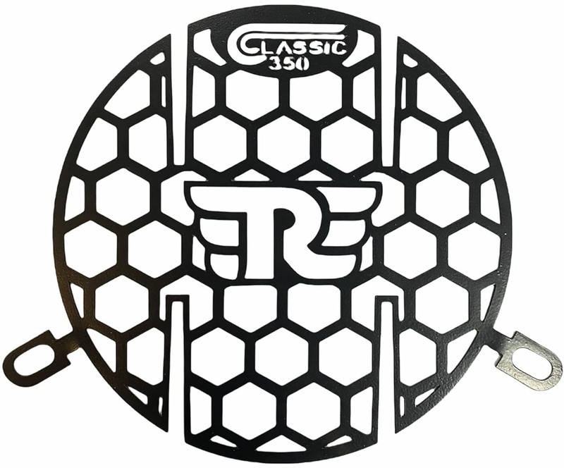 AAMBE Headlight Grill for RE Classic 350 Be Reborn Next Gen Matt Black Bike Display Screen Guard(Royal Enfield)