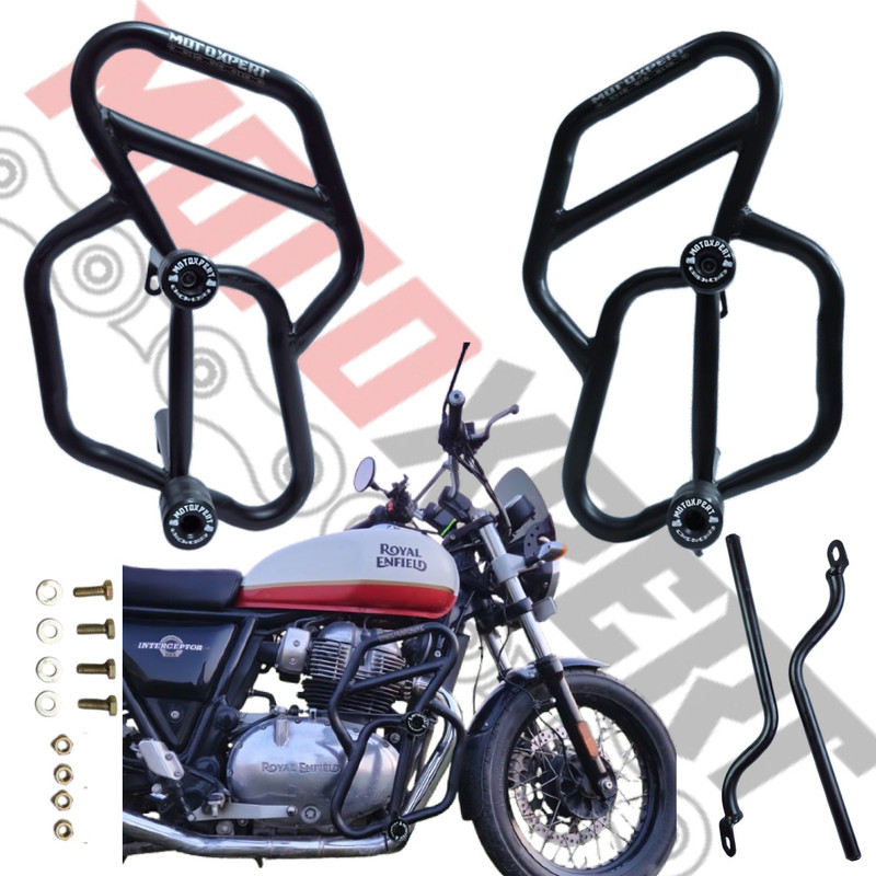 MotoXpert RE Continental GT 650 Bike Crash Guard(Royal Enfield)