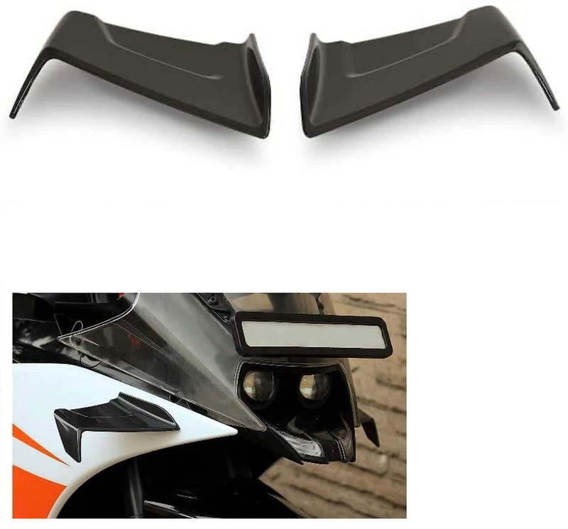 Vagary Universal Bike Side Wings for For V-4, V-3, RC-390, Ninja-250, 300, 400 Bike Crash Guard(KTM, Yamaha, Kawasaki, Aprilia, BMW Motorrad, Suzuki)