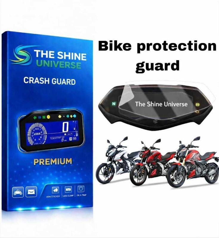 THE SHINE UNIVERSE N160 N250 Digital Speedometer Display Protector Bike Display Screen Guard Bajaj Bike Crash Guard(Bajaj)