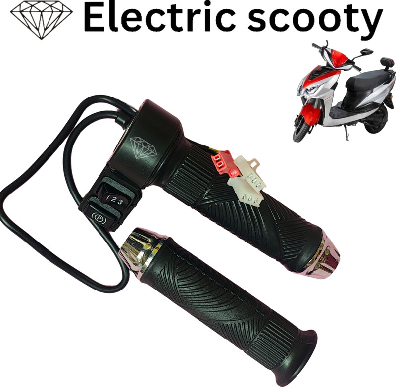 Crystalenergy Rock Universal EV Throttle Compatible with Electric Scooter Ebike Parking Button Bike Electric Regulator