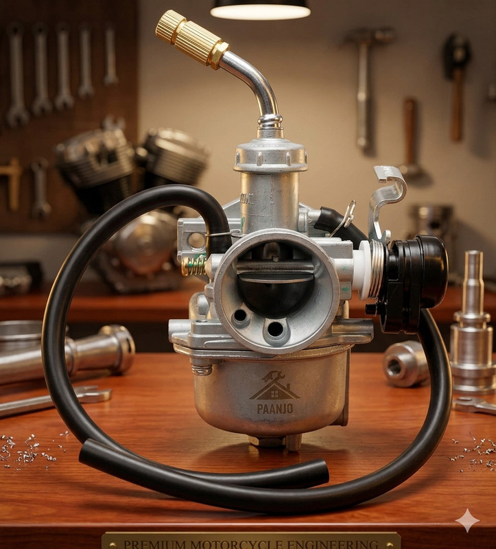 Paanjo Carburator Assembly Compatible for CT 100 Bike Engine Breather