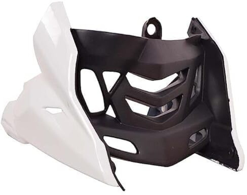 SS Traders Tvs Apache 160/180 Engine Guard Base for Apache 160 180 2V (White Bike Engine Breather