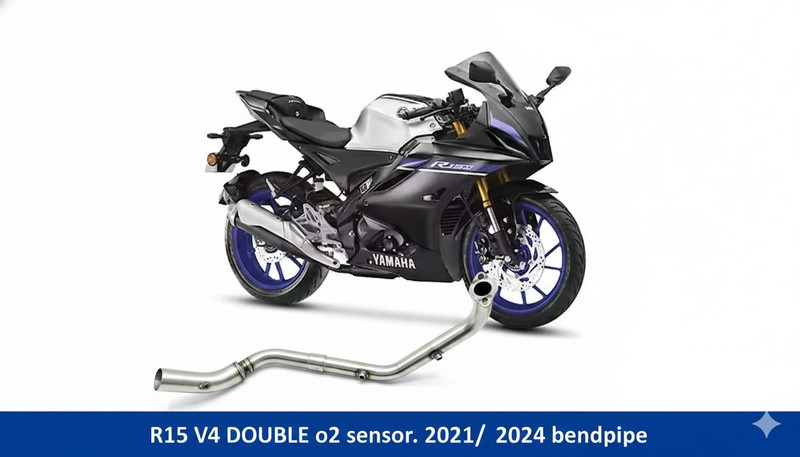 turboracing Yamaha R15 Slip-on Exhaust System(Stainless Steel)