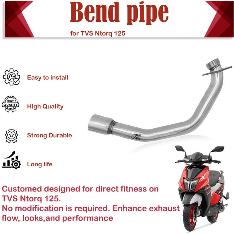 Huims NA TVS NA Slip-on Exhaust System(Stainless Steel)