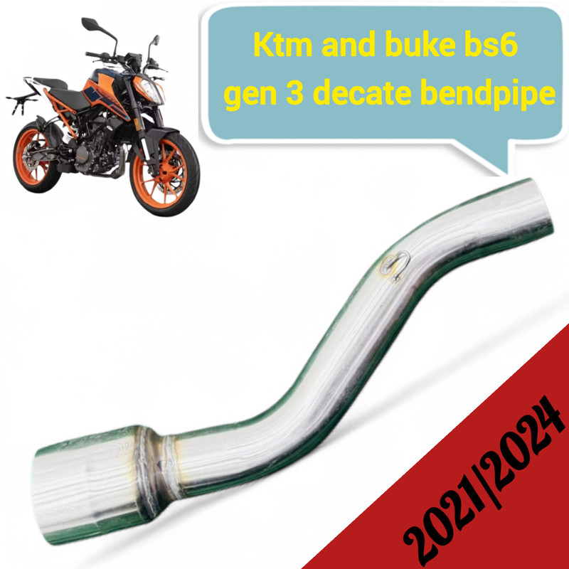 turboracing KTM Duke 390, Duke 200 Slip-on Exhaust System(Stainless Steel)