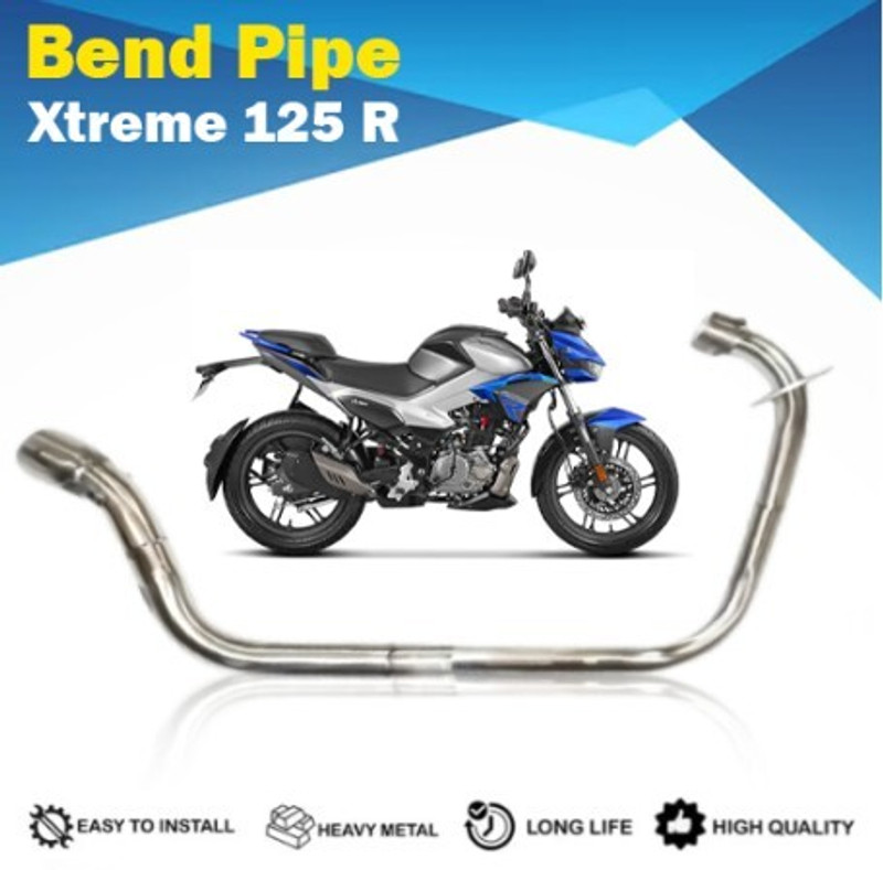 SHOWRIDE xtreme 125R Hero Xtreme LATEST Slip-on Exhaust System(Stainless Steel)