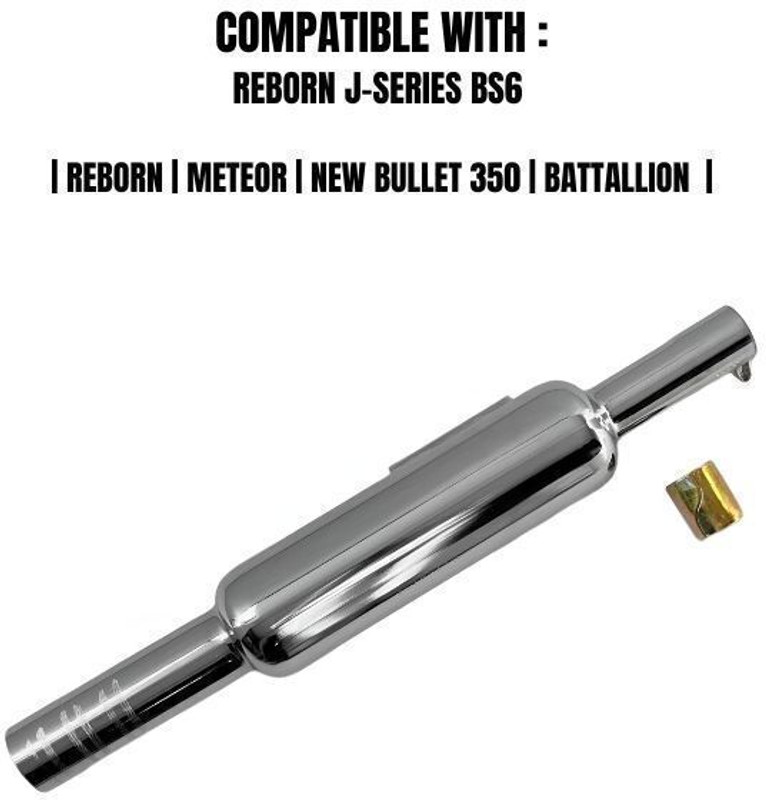 Bultkkat Royal Enfield NA Full Exhaust System(Mild Steel)