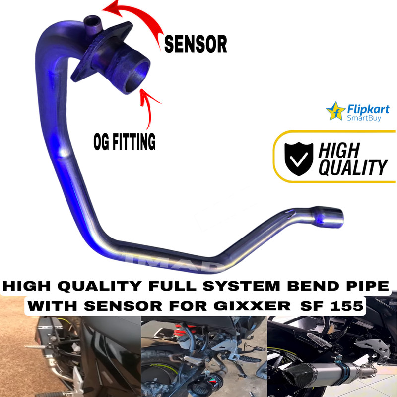 imad 155 Suzuki Gixxer SF Full Exhaust System(Stainless Steel)