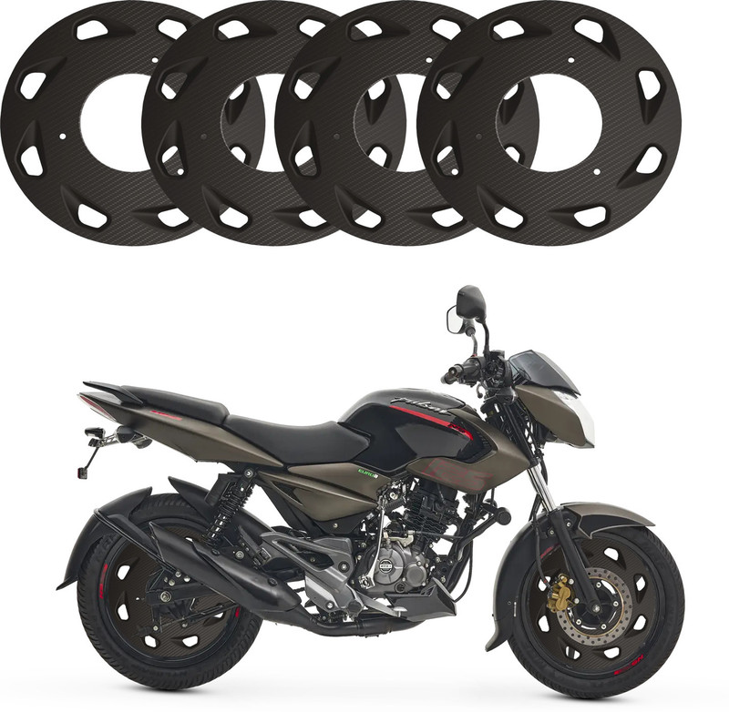 ASRYD 17 Inch 4 Pcs ABS Plastic PRO Disc Bike Wheel Cover For Bajaj Pulsar 125 Bike Fairing Kit