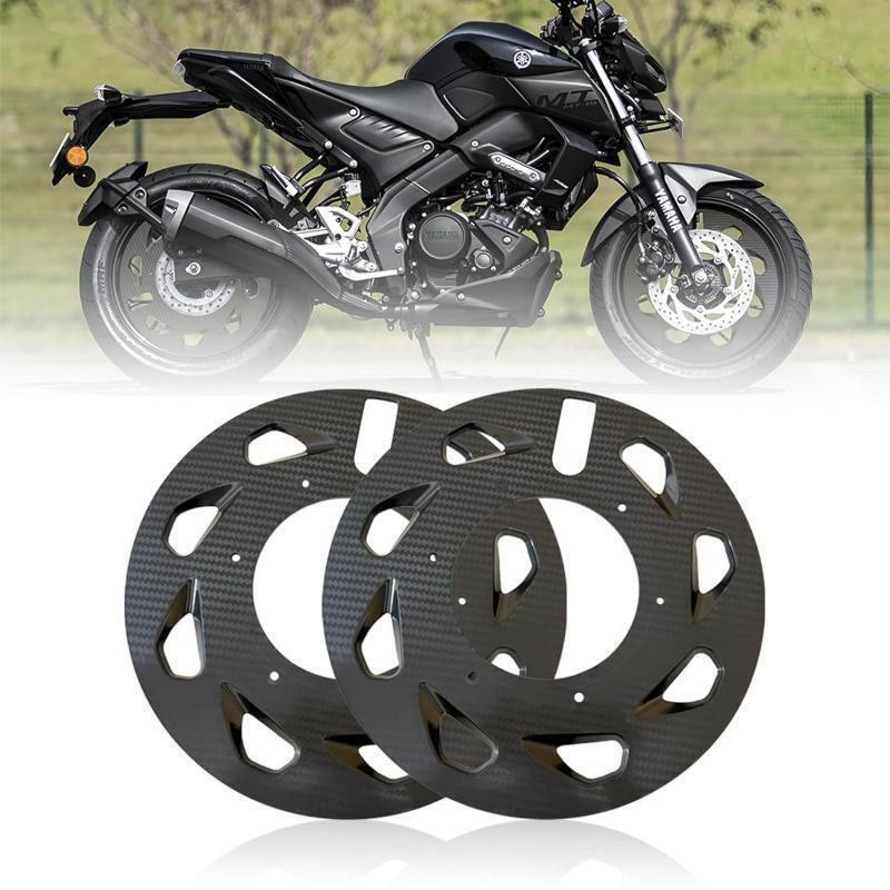 TRYFLY Carbon Finish Wind Design Front/Rear Pro Disc Wheel Cover 17 Inch Bike Fairing Kit