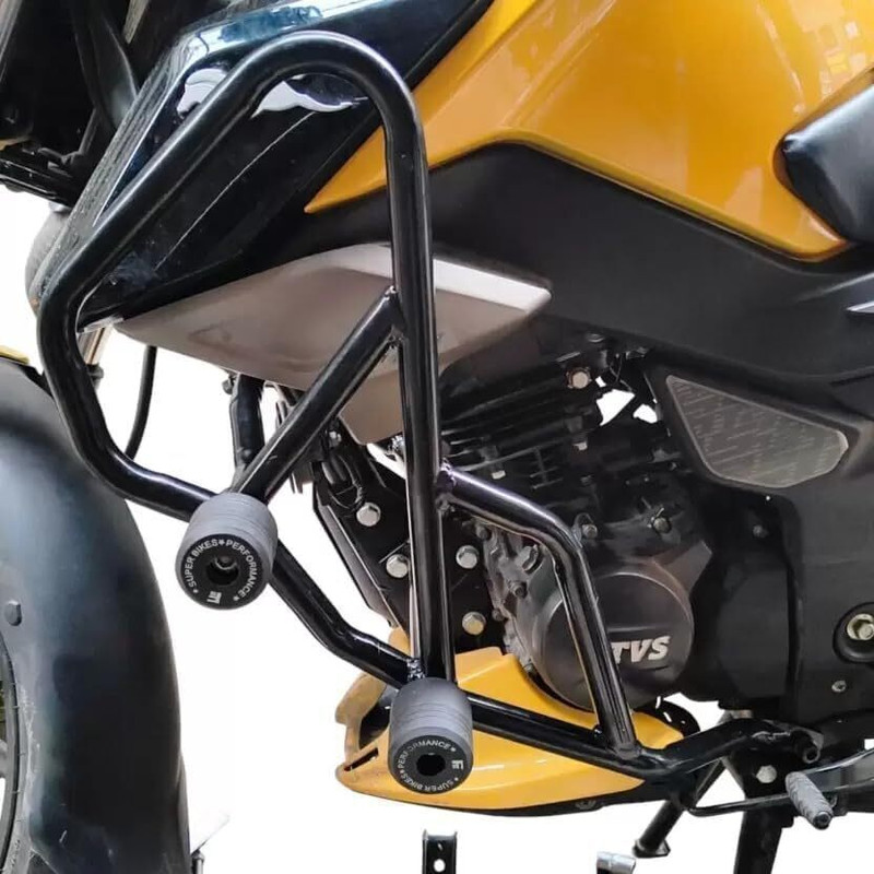 Auto MT 1set TVS Raider CRASHGUARD Leg Guard LEGGUARD WID Frame Slider for TVS Raider Bike Fairing Kit