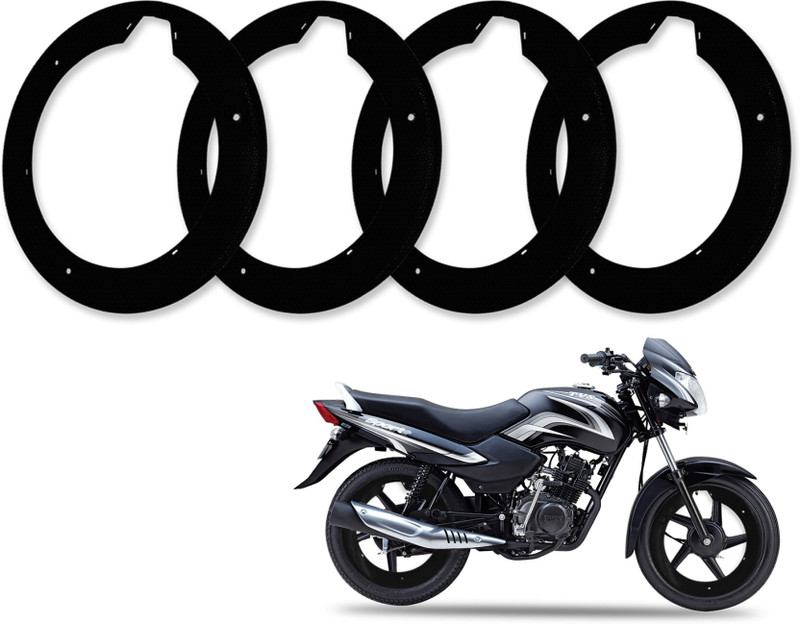 ZYO New Embossed Pattern 18 inch ABS Plastic Wheel Cover 4pc For TVS_SPORT Bike Fairing Kit