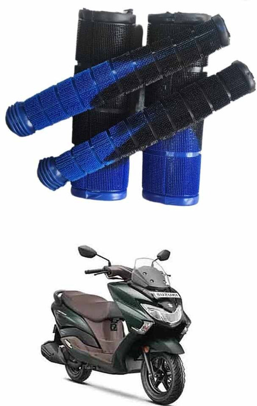 E-Shoppe Two Wheeler Handle Grip And Leaver For Burgman Street Handle Bar Grip For Suzuki Universal For Bike(Pack of 4)