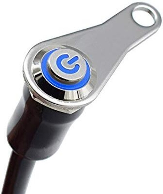 carfrill Motorcycle Switch ON-OFF Headlight Fog Light Handlebar Switch Button Handle Bar Grip For Universal For Bike Universal For Bike(Pack of 1)