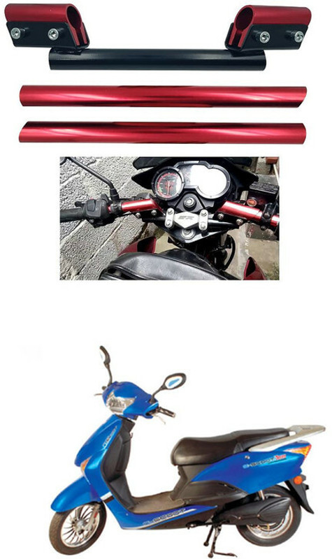 LOVMOTO Motorcycle Handlebar Adjustable 22mm 7/8" Motorcycle Sport Bike Universal 478 Handle Bar(Red)