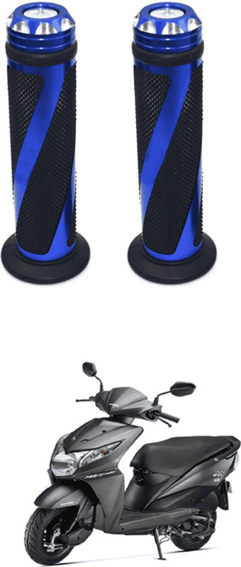 LOVMOTO Universal For 7/8" 22mm Motorcycle Non Slip Non-slip For Di-o Handle Bar Grip For Honda Dio(Pack of 2)