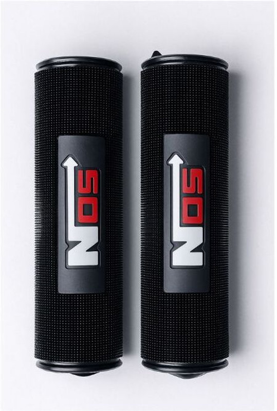 EAZ NOS Bike Grip Cover | Soft & Anti-Slip Handle Bar Grip For Universal For Bike Universal For Bike(Pack of 2)