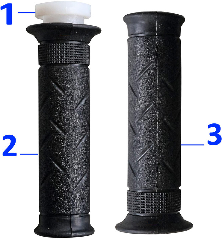 Shiv Ambba HGS_Shine_Dy_Unicrn Handle Bar Grip For Honda Shine, Dream Yuga, Unicorn(Pack of 2)