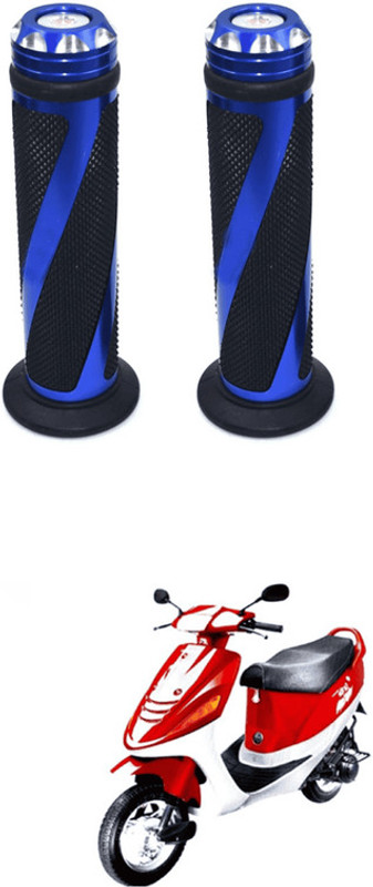 LOVMOTO Universal For 7/8" 22mm Motorcycle Non Slip Non-slip For Zi-ng Handle Bar Grip For Kinetic Universal For Bike(Pack of 2)