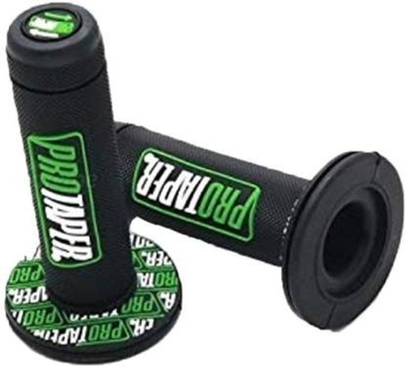 way2gmart Protaper Grip Green Handle Bar Grip For Universal For Bike Universal For Bike(Pack of 2)