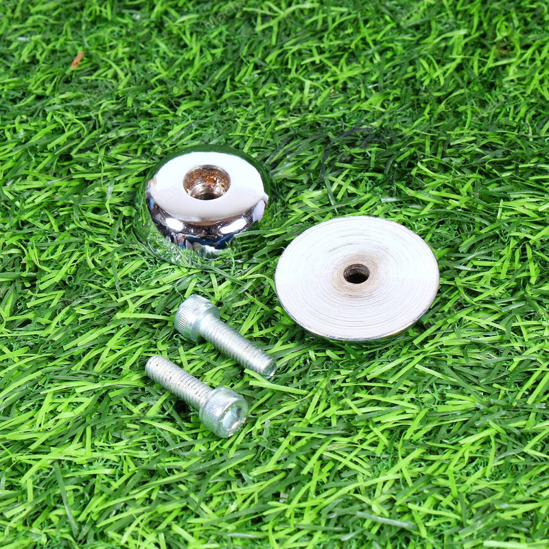B.K Accessories HANDLE WEIGHT CHROME FOR ROYAL ENFIELD REBORN MODEL MADE IN INDIA Bike Handlebar Weights(2 Silver)