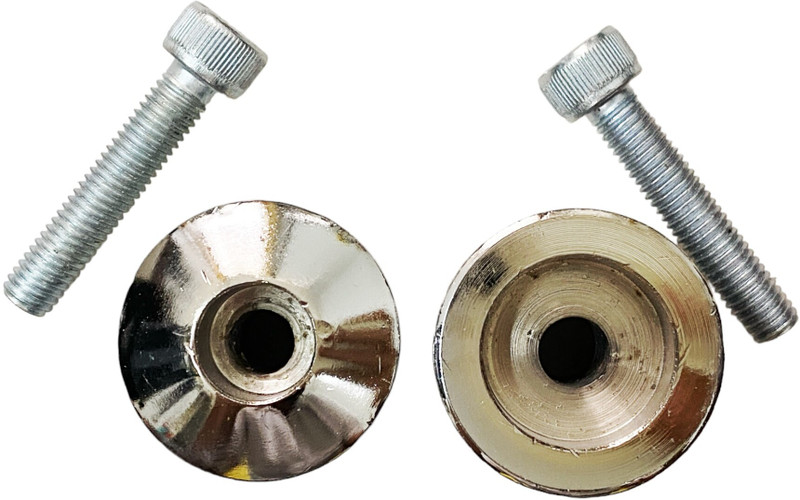 road religion Handle Bar side weight with Bolts UNIVERSAL Bike Handlebar Weights(2 Chrome)