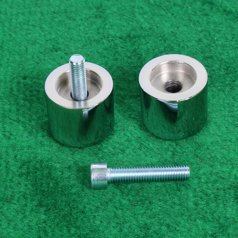 MEYOU BULLET HEAVY HANDLEBAR WEIGHTS CLASSIC, ELECTRA, AND STANDARD BS3 AND BS4 MODELS Bike Handlebar Weights(2 STEEL, CHROME)