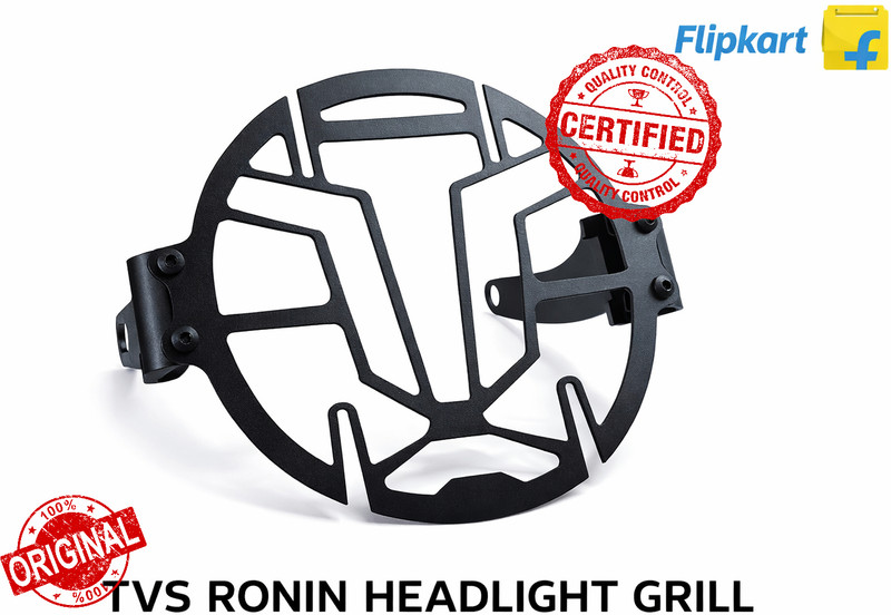 BikeFashionMart SUPER QUALITY TVS RONIN Bike Headlight Grill(Black)