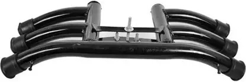 aqrin Heavy Duty Metal 3 Rod Leg Guard | Universal Crash Guard Compatible for All Bike Bike Headlight Grill(Black)