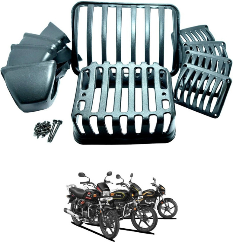 PDSR SPL OLD 01 Bike Headlight Grill(Black)
