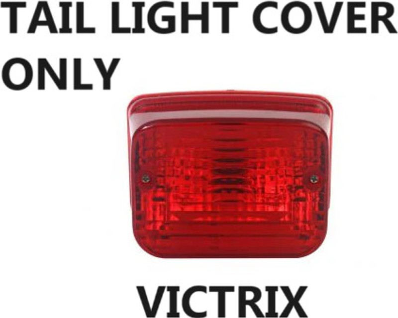 victrix TAIL LIGHT COVER FOR SPLNDR PLUS Bike Headlight Grill(Red)