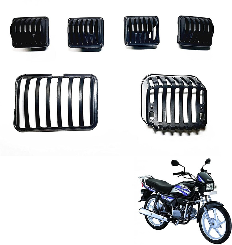 Motopex Bike Light Cover-NN09 Bike Headlight Grill(Black)