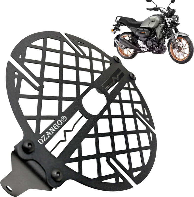 OZANGO Metal Head Light Grill Long Lasting Strong Build for XSR 155 Bike Headlight Grill(Black)