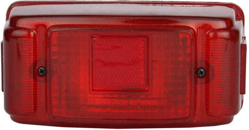 Lvz Tail lamp assembly for Rx 100/rx 135 Bike Headlight Grill(Red)